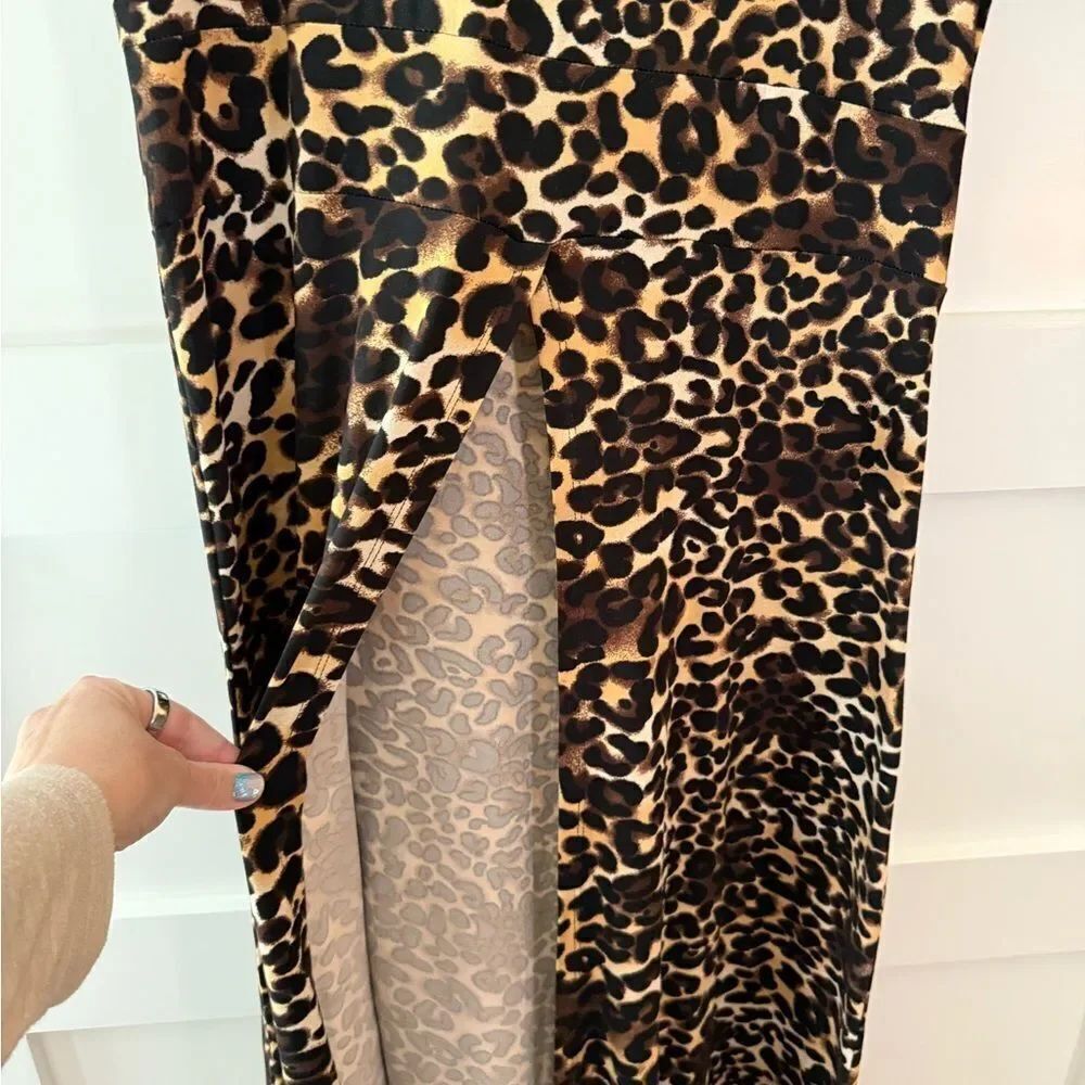 Leopard Print Maxi Dress - Picture 8 of 10